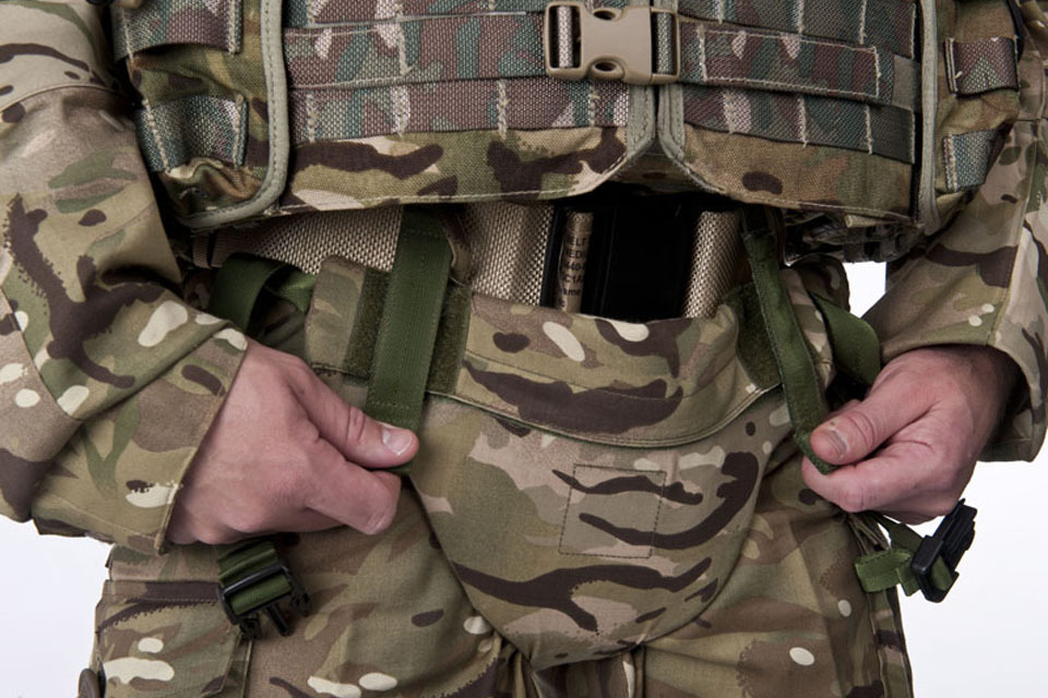 MOD introduces pelvic protection for front line troops