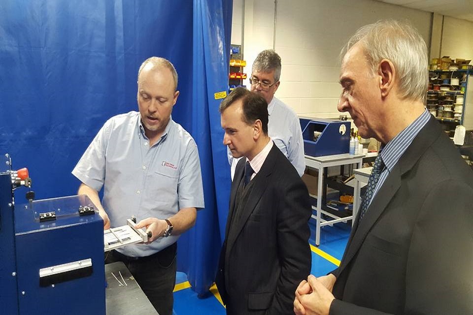 Welsh Secretary visits Spectrum Technologies
