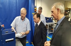 Secretary of State for Wales at Spectrum Technologies