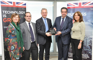 British Ambassador recognises Gamma Solutions investment in the UK