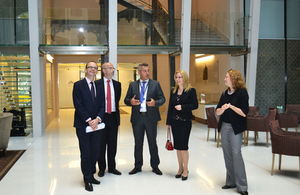 Dominic Jermey, CEO of UK Trade & Investment visited Budapest on 2 October 2014