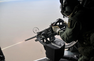 Commando Helicopter Force door gunner