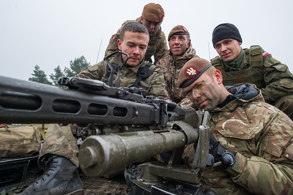 UK troops conduct joint exercise in Poland
