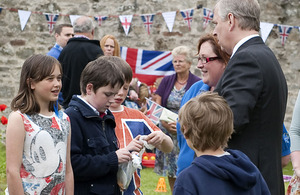 His Royal Highness The Duke of York attends the Children's Jubilee Garden Party at the Old Manse, RAF Lossiemouth