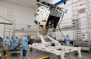 Solar Orbiter Structural and Thermal Model (STM) at Airbus Defence and Space.