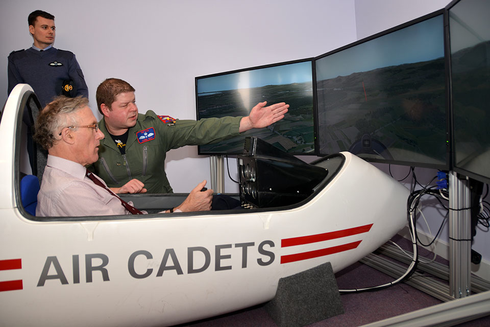 Minister visits RAF Cadets and volunteers in Scotland