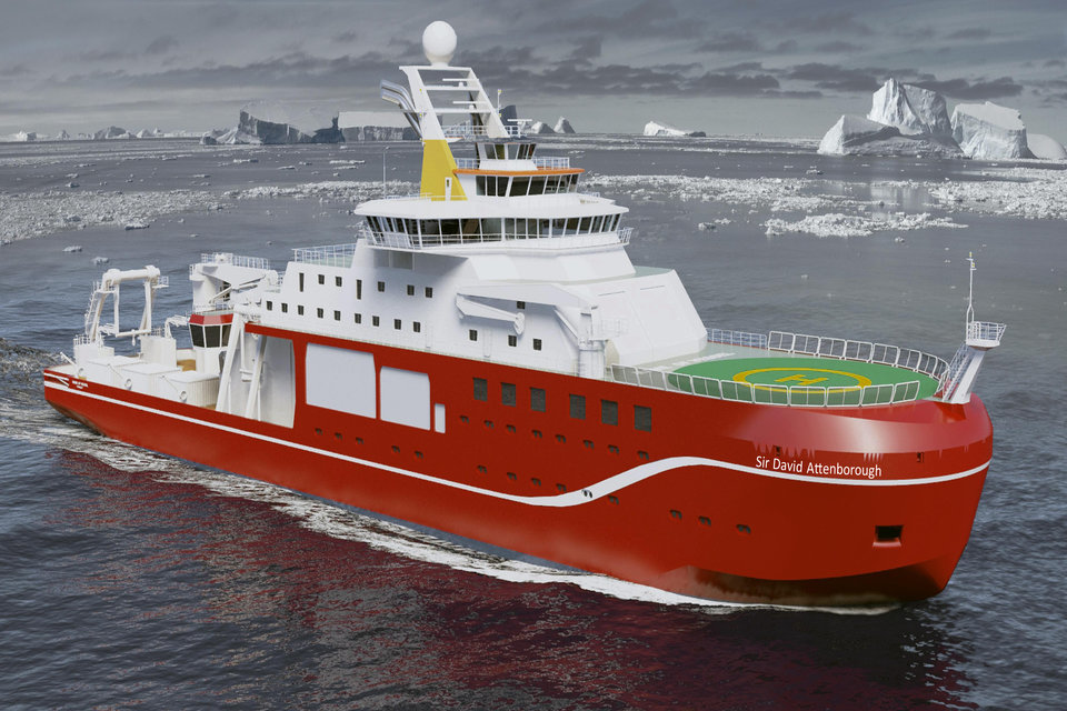 UK’s £200 million polar research ship named in honour of Sir David ...