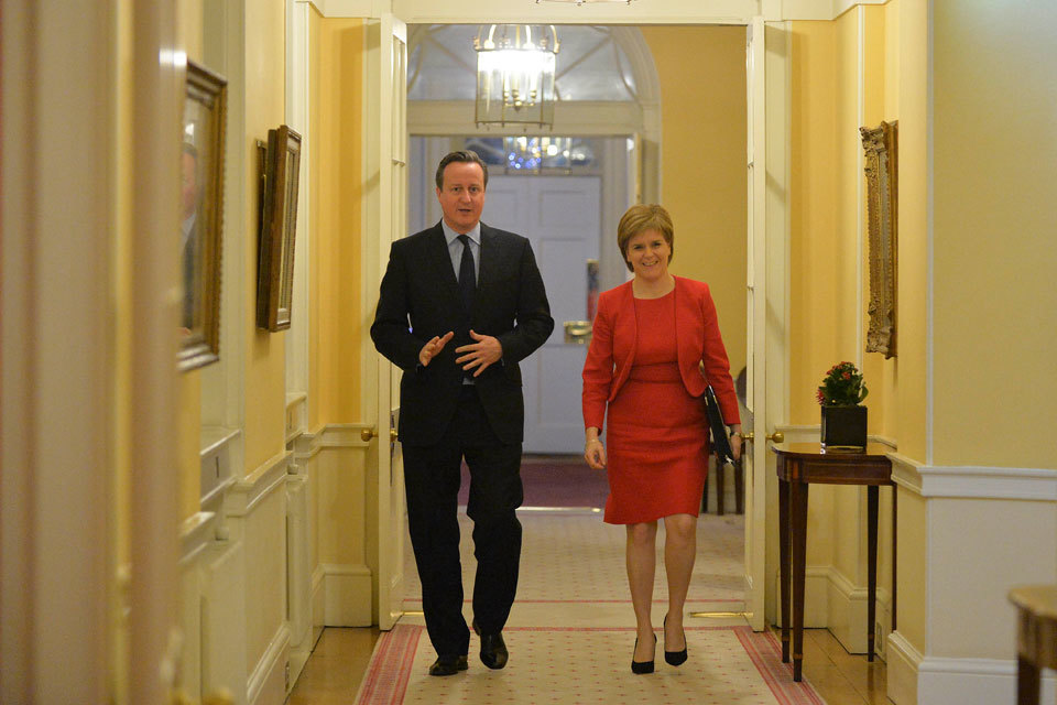 David Cameron meeting with Nicola Sturgeon: 14 December 2015