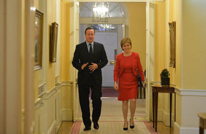 PM welcomes FM to Downing Street
