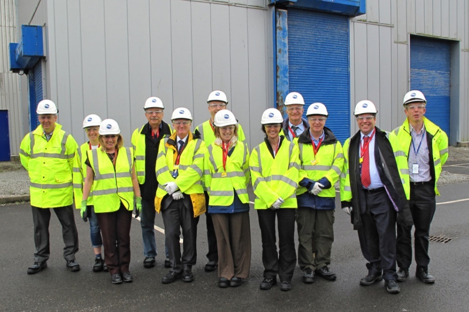 Committee on Radioactive Waste Management (CoRWM) visit Sellafield