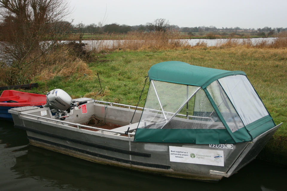Specially adapted boat for disabled anglers is a success