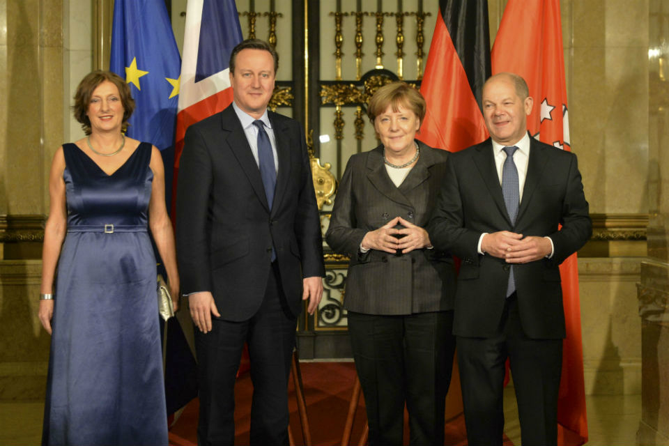 PM meeting with Chancellor Merkel in Hamburg: 12 February 2016