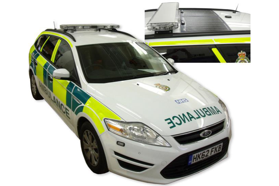 Greener fire engines, ambulances, buses and taxis on the way