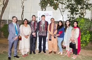 The British Deputy High Commissioner, Mr Richard Crowder with the members of Chevening and British Alumni Association of Pakistan and the senior officials from the British High Commission.