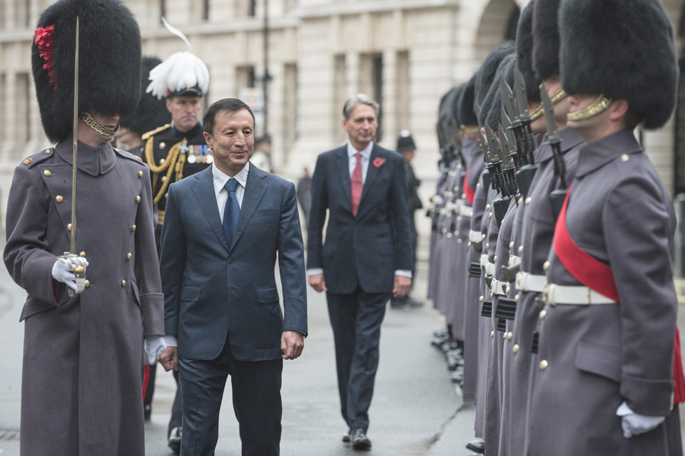 Guard of Honour for Kazakh Defence Minister