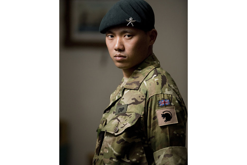 Acting Sergeant Dipprasad Pun, 1st Battalion The Royal Gurkha Rifles  