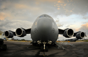 A Royal Air Force C-17 Globemaster aircraft at RAF Brize Norton (library image) [Picture: Senior Aircraftman Neil Chapman, Crown copyright]