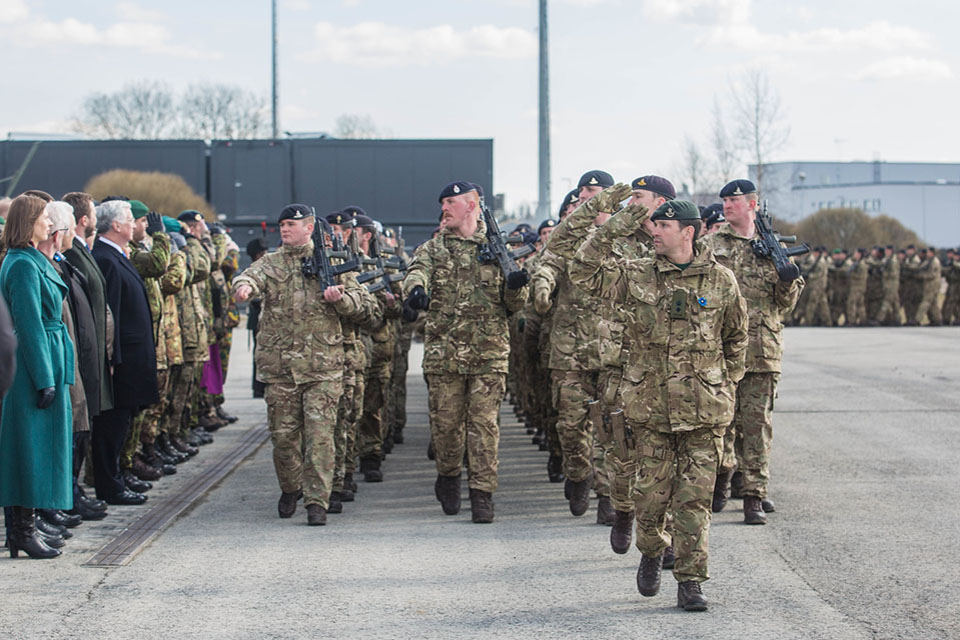 British troops have deployed to Estonia as part of NATO's enhanced Forward Presence. Picture: Estonian Defence Forces.