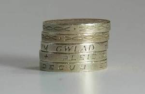 pile of pound coins