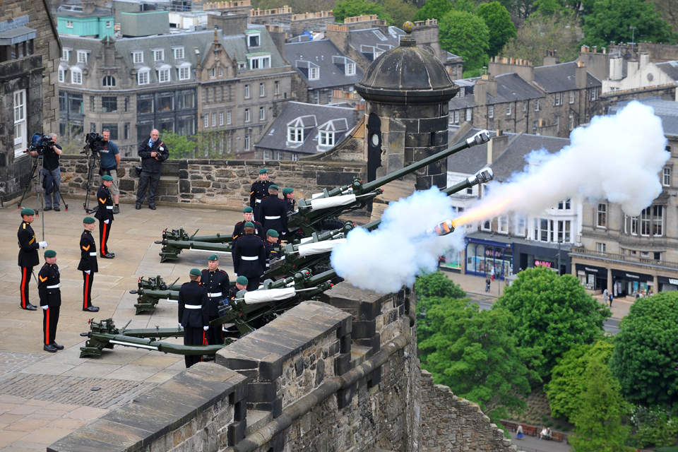 Members of 7 (Sphinx) Commando Battery Royal Artillery 