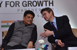 Greg Clark and Piyush Goyal