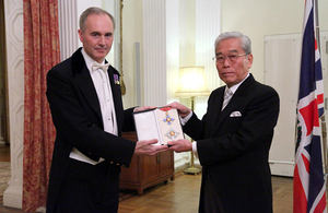 Mr Hisashi Hieda honoured by The Queen