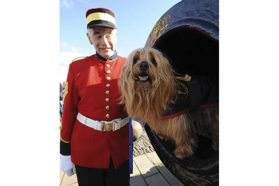 Terrier promoted at Edinburgh Castle