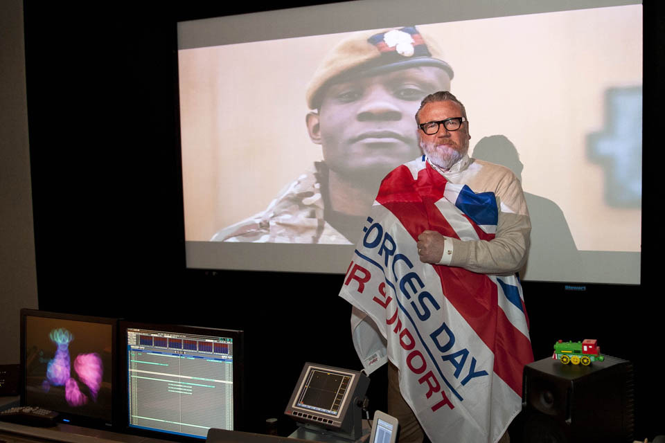 Ray Winstone supports Armed Forces Day