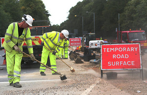 Road works