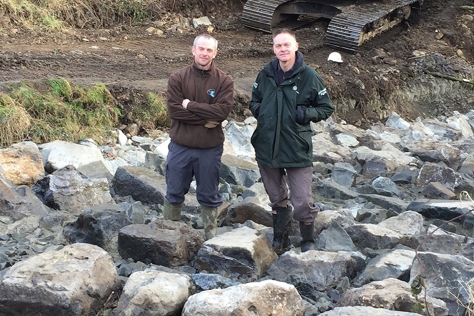 New fish pass opens up County Durham beck