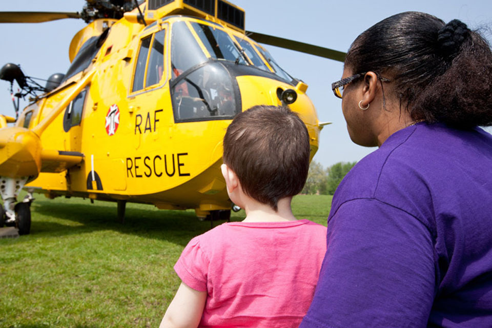 RAF helicopter makes emergency transfer of child to Great Ormond Street Hospital