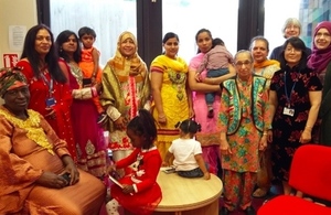 The team in Foleshill library. Photo credit: Coventry libraries