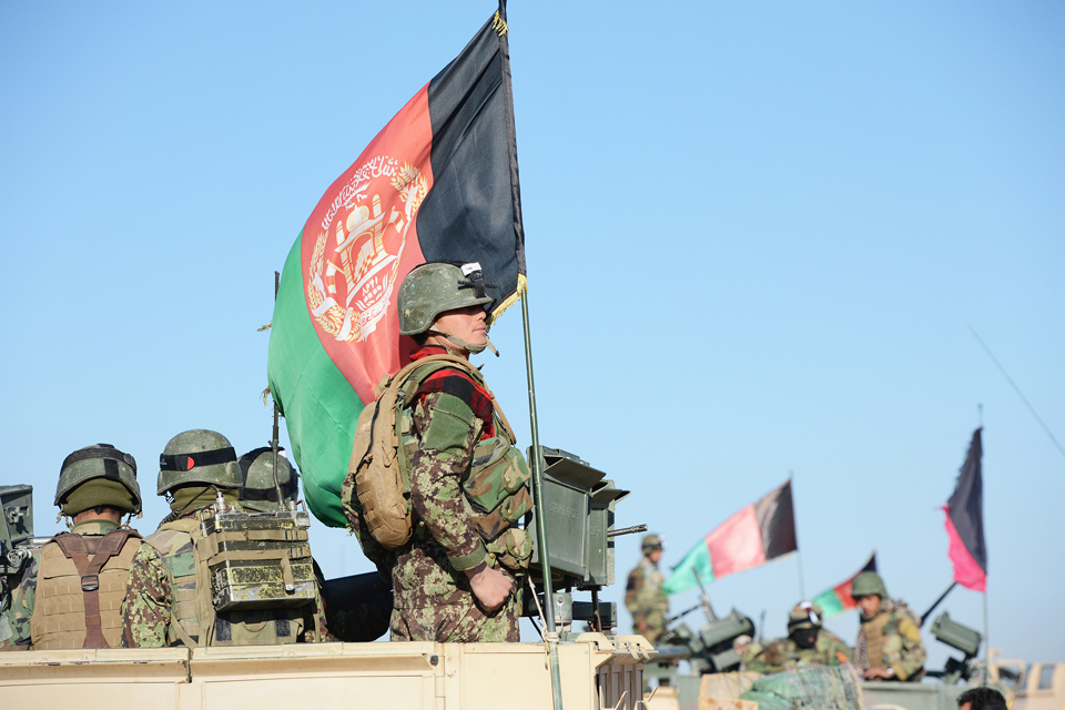 Afghan army warriors take the fight to the Taliban