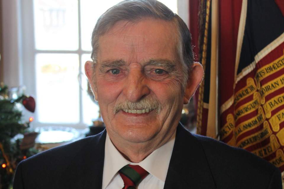 Christmas joy for old soldier who finally got his medal