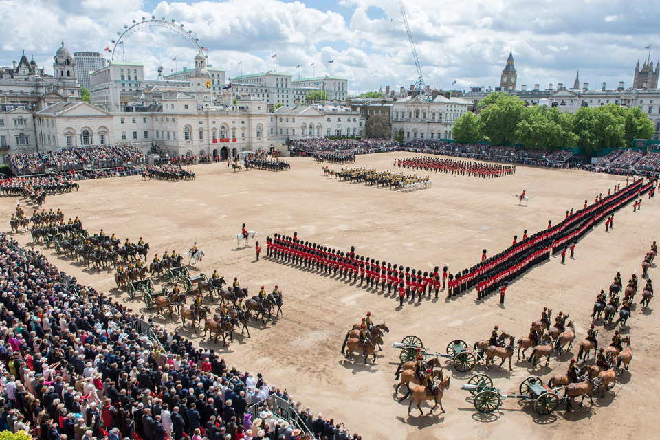 Armed Forces mark Her Majesty's birthday