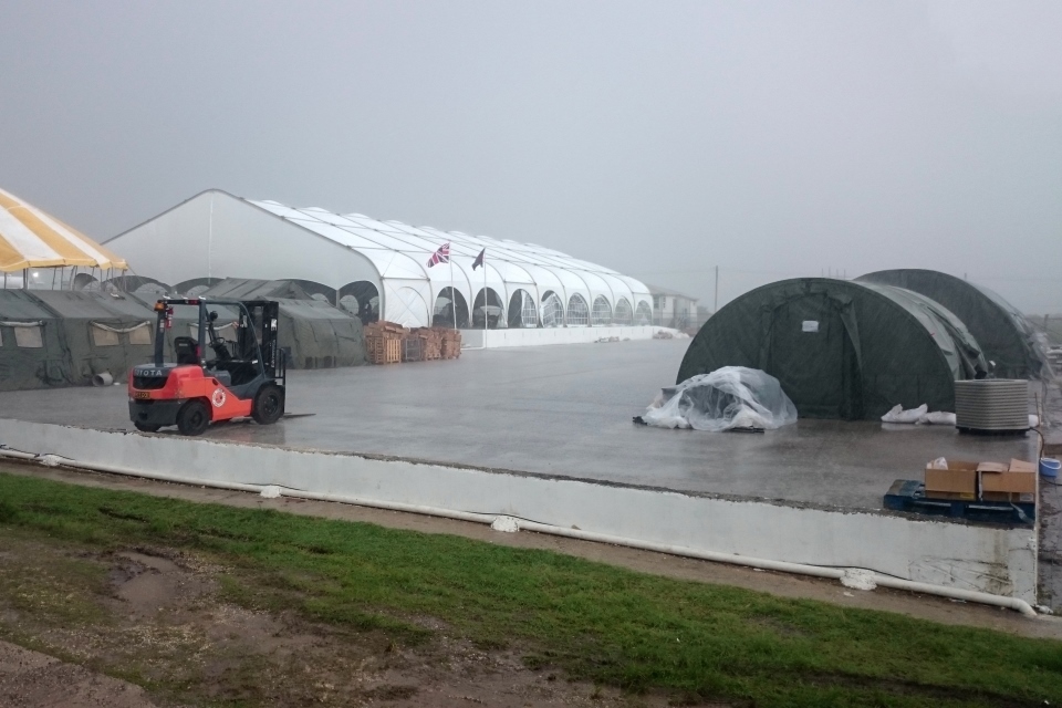 Dstl analyst supports military in hurricane-hit Caribbean