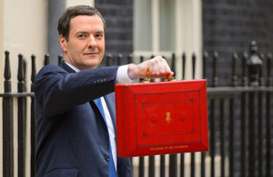 Chancellor with his red box