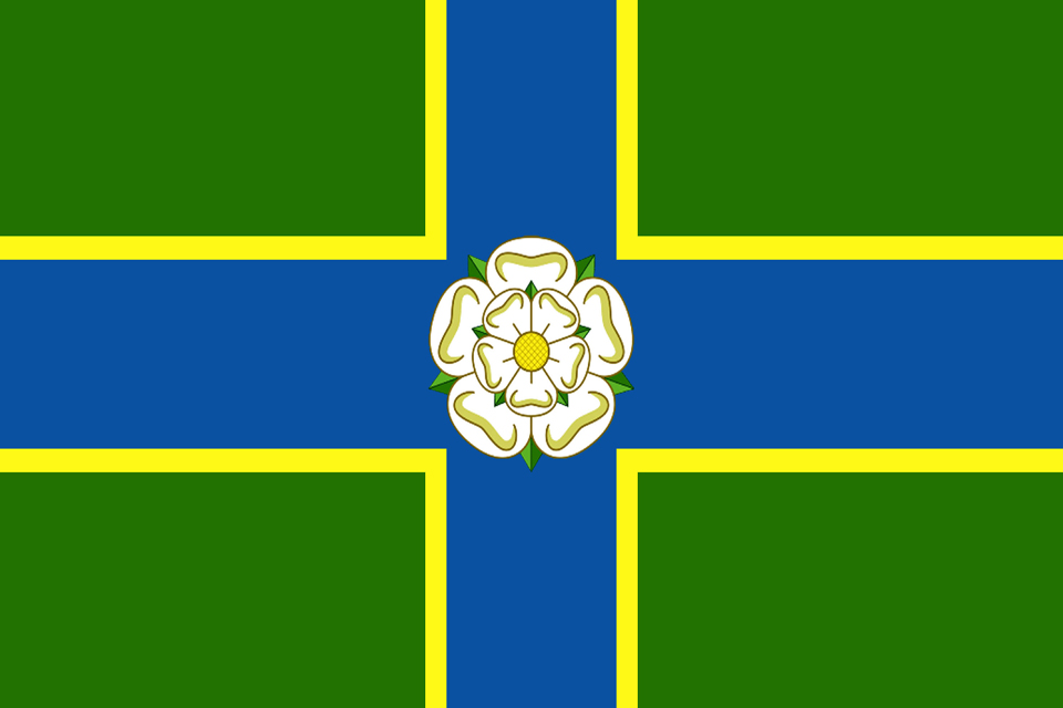 North Riding flag, picure courtesy Wiki commons