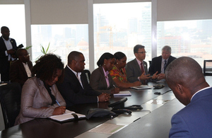 Visit of British Council to Angola