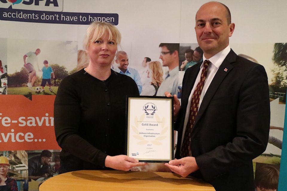 Gold award for DIO’s commitment to safety