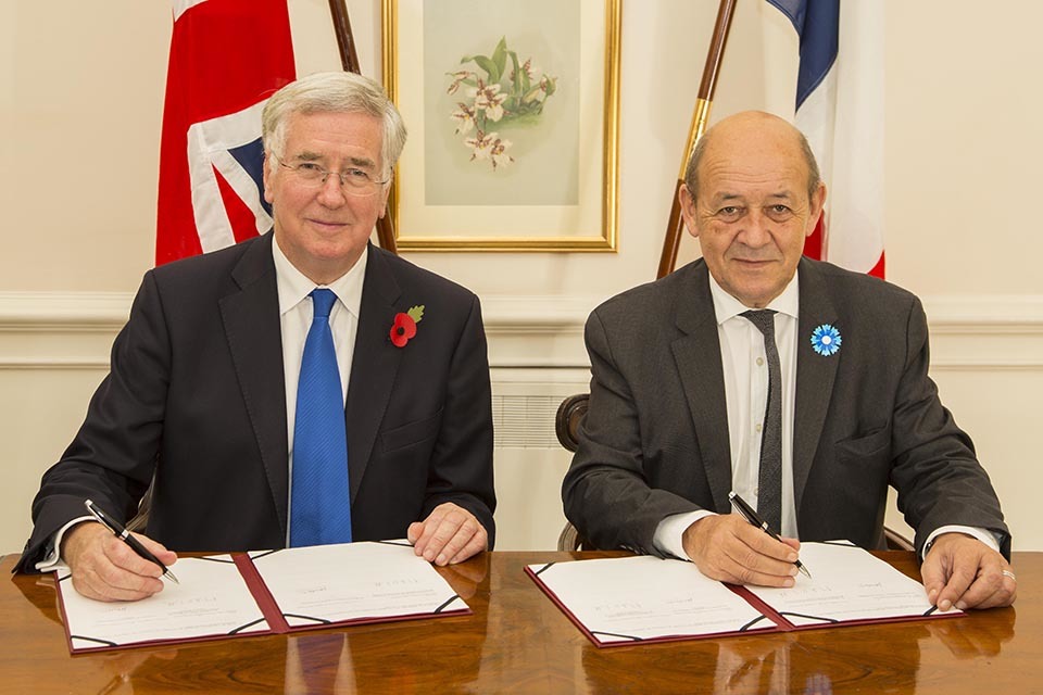 Joint complex weapons agreement with France as UK and French relations deepen