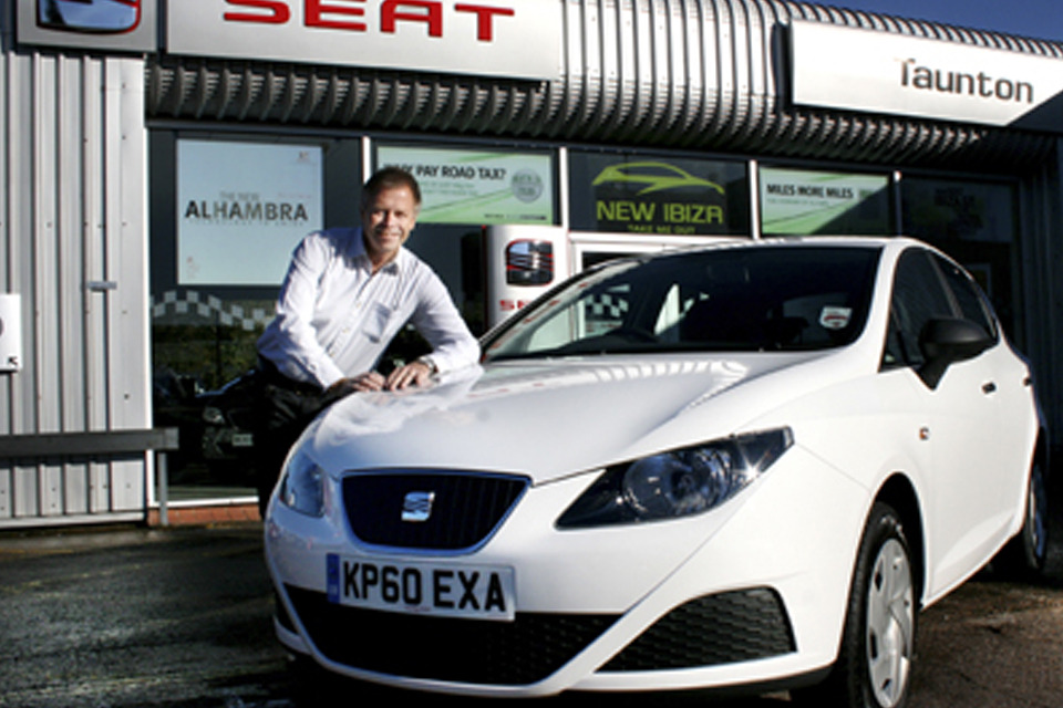 Smooth operator from Bridgewater wins eco-friendly car in DVLA prize draw