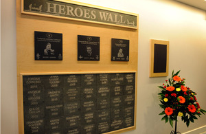 The Heroes Wall at Melior Community College