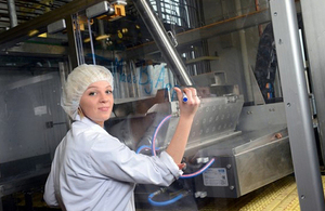 Apprentice Faye Hudson at Cadbury's