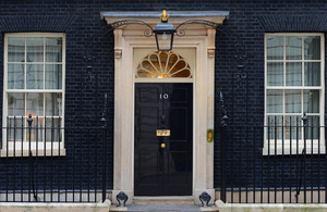 10 Downing Street front door