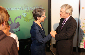 UK and Austrian Speakers of their respective Parliaments, Rt Hon John Bercow and Mrs Barbara Prammer