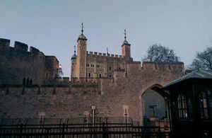 The Tower of London where the Women on Sports' Boards event was held