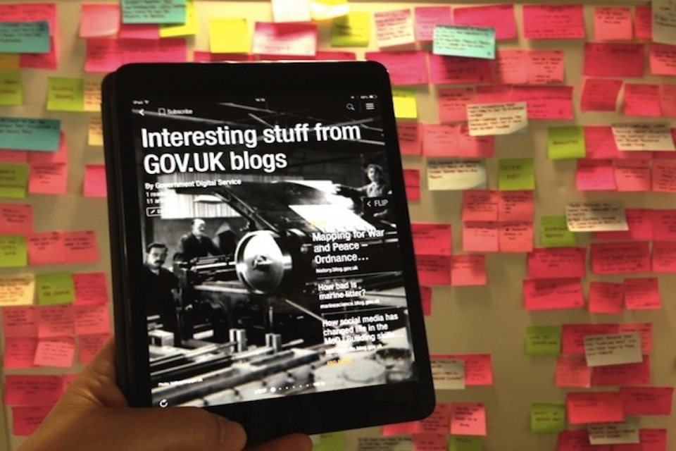 GOV.UK blogging platform