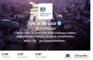 UK in Mexico Twitter