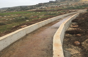 Irrigation canal in Akkar